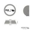 Nanolex Polierpad Heavy DA 75mm hart