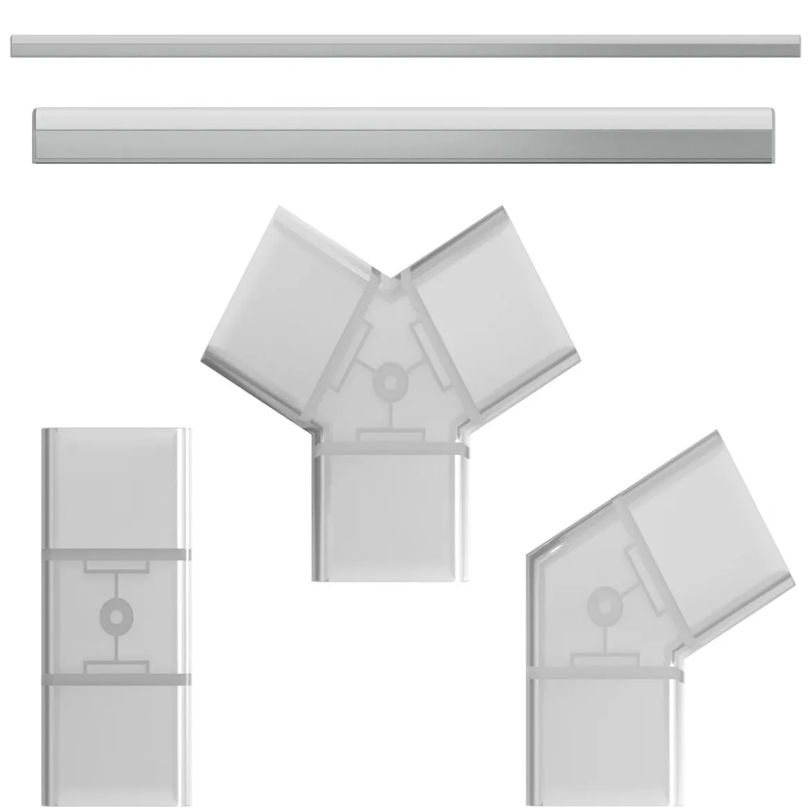 Performance Floor Hexagon LED-Deckenbeleuchtung Set
