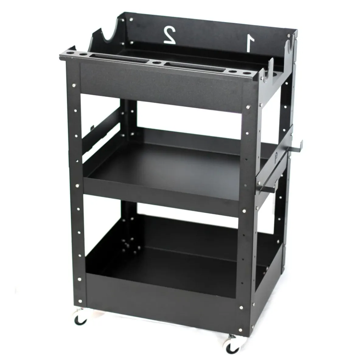 Poka Premium Detailing Trolley Pro mit 3 Ablagen
