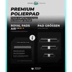 Royal Pads AIR | 5er-Pack | Härte-Mix Ø125mm