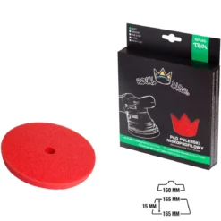 Royal Pads THIN Soft Schaum-Polierpad 155mm rot