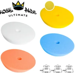 Royal Pads - ULTIMATE Line Polierpad 4 Härtestufen in 3 Größen wählbar