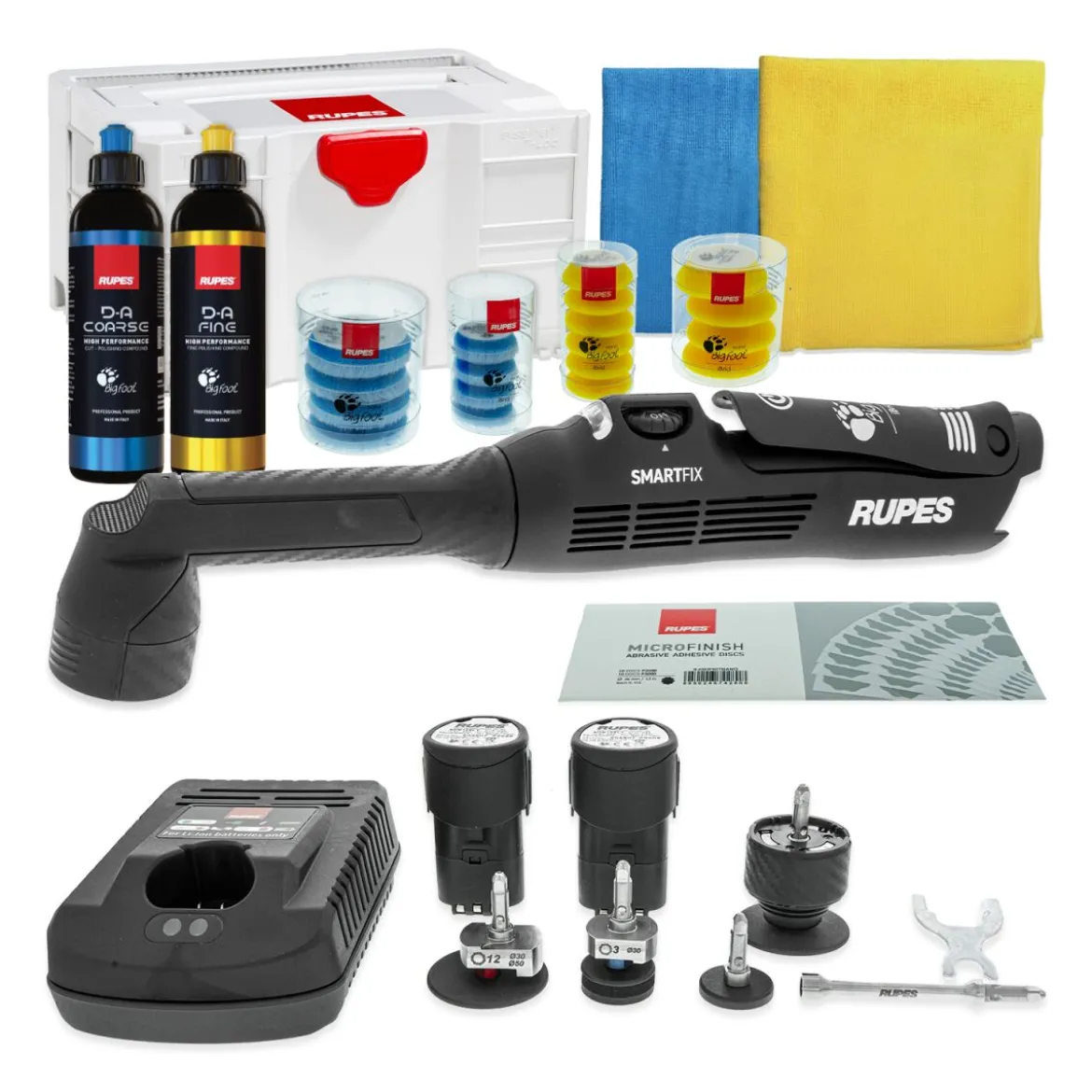 Rupes BigFoot HR81ML iBrid Nano 2 Poliermaschine Luxus-Kit