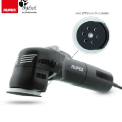 Rupes BigFoot LHR 75E Mini Exzenterpoliermaschine Basis Kit, 8-teilig