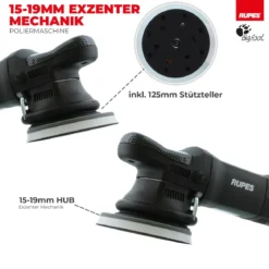 Rupes BigFoot LHR 15ES Exzenterpoliermaschine Luxus Kit, 15-teilig
