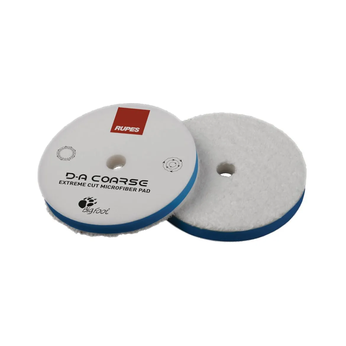 Rupes BigFoot Mikrofaser Polierpad D-A Coarse 125mm hart