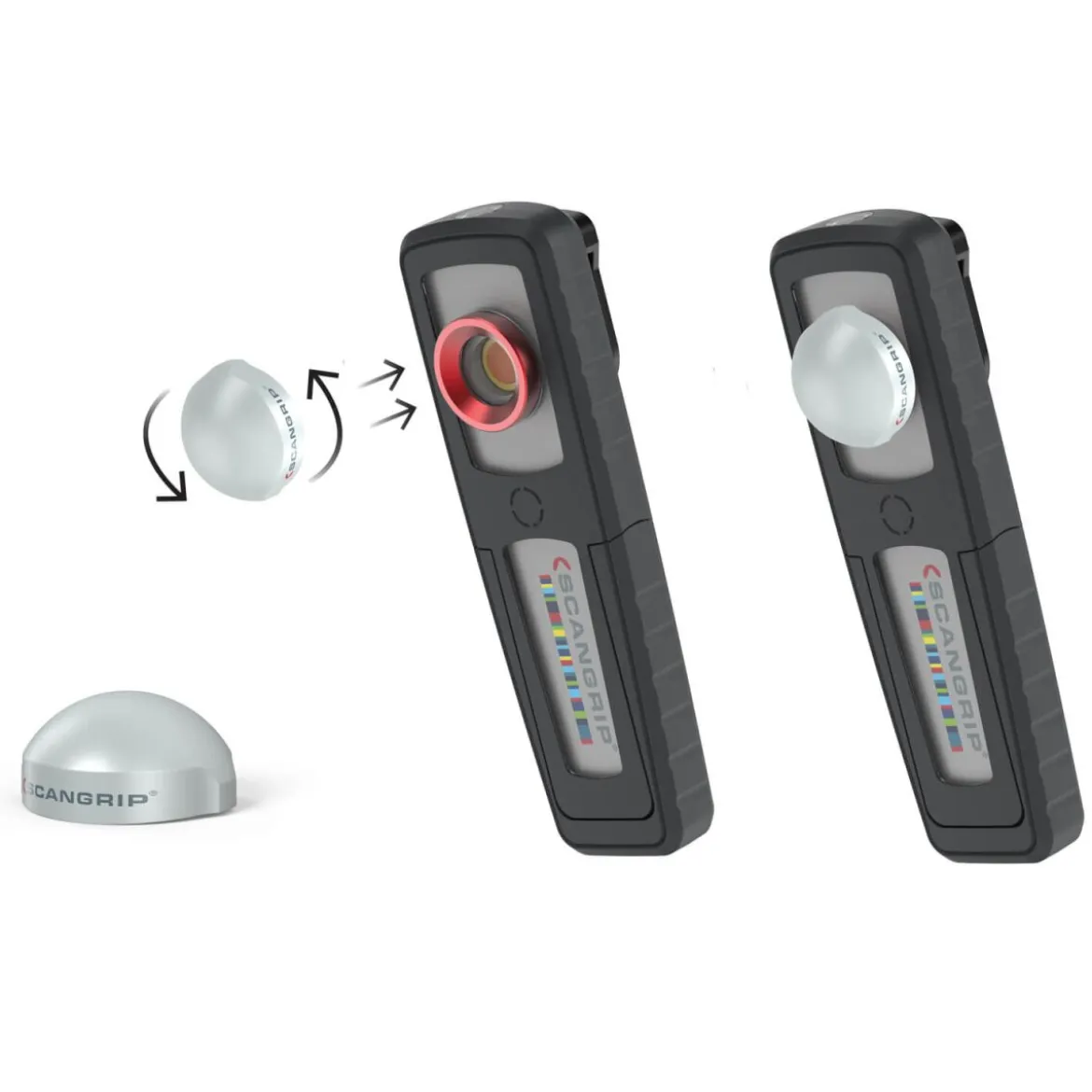 SCANGRIP Diffusor klein 4er Pack