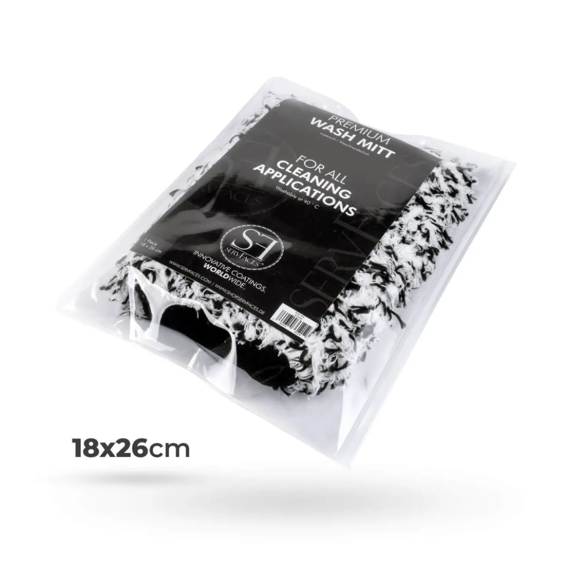 servFaces Premium Waschhandschuh