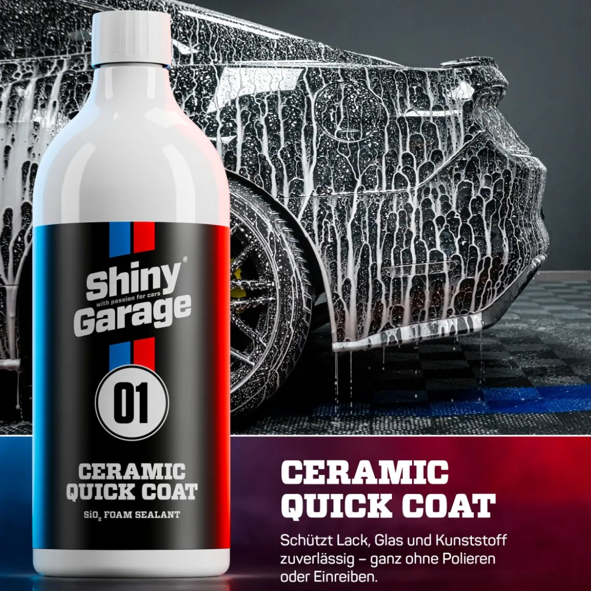 Shiny Garage Ceramic Quick Coat Versiegelungsschaum 1L
