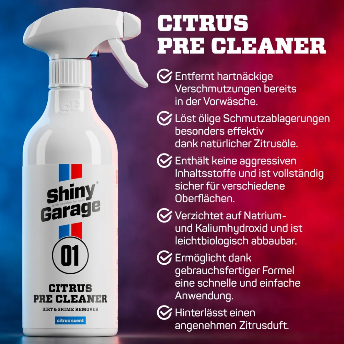 Shiny Garage Citrus Pre Cleaner Vorreiniger 500ml