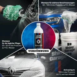 Shiny Garage Double Sour Shampoo & Foam Aktivschaum 1L