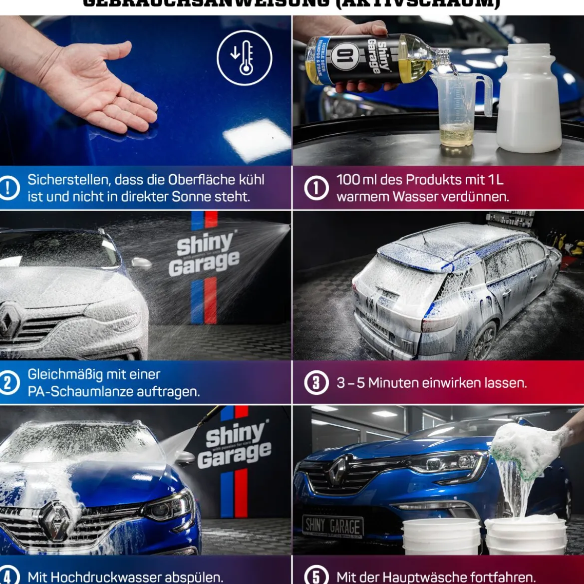 Shiny Garage Double Sour Shampoo & Foam Aktivschaum 5L