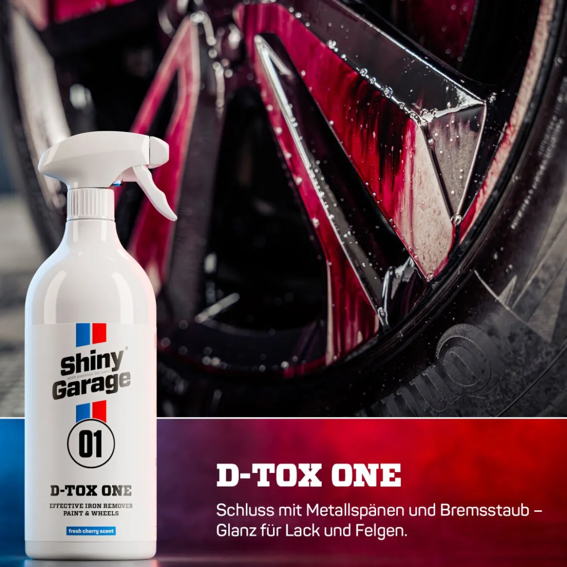 Shiny Garage D-Tox One Felgenreiniger & Flugrostentferner 1L