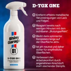 Shiny Garage D-Tox One Felgenreiniger & Flugrostentferner 5L
