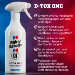Shiny Garage D-Tox One Felgenreiniger & Flugrostentferner 500ml