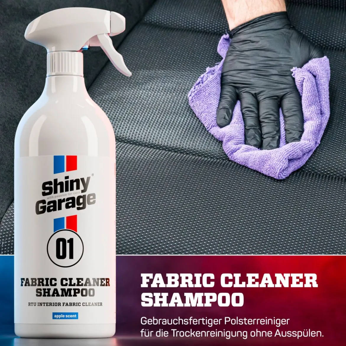 Shiny Garage Fabric Cleaner Shampoo Textilreiniger 5L