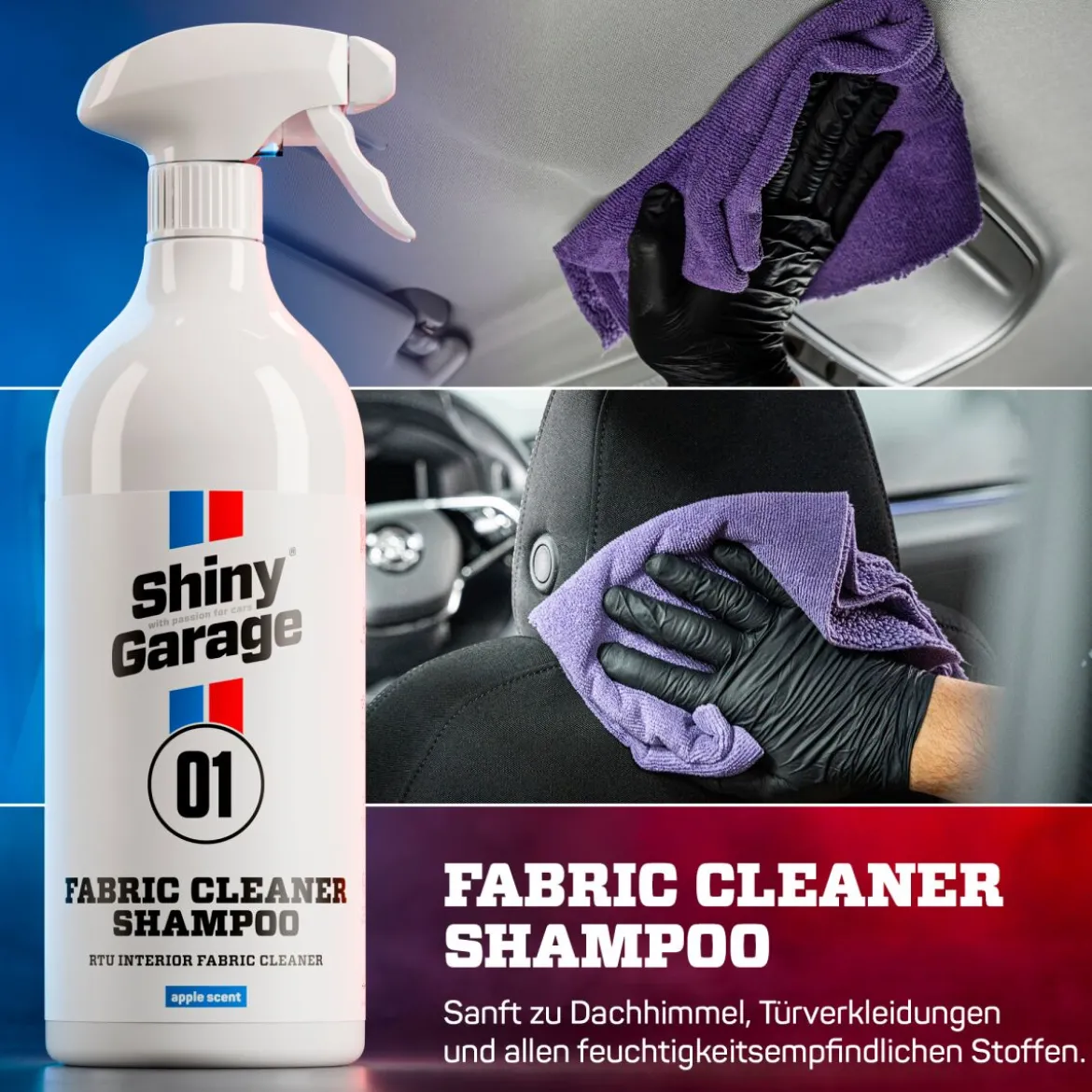 Shiny Garage Fabric Cleaner Shampoo Textilreiniger 5L