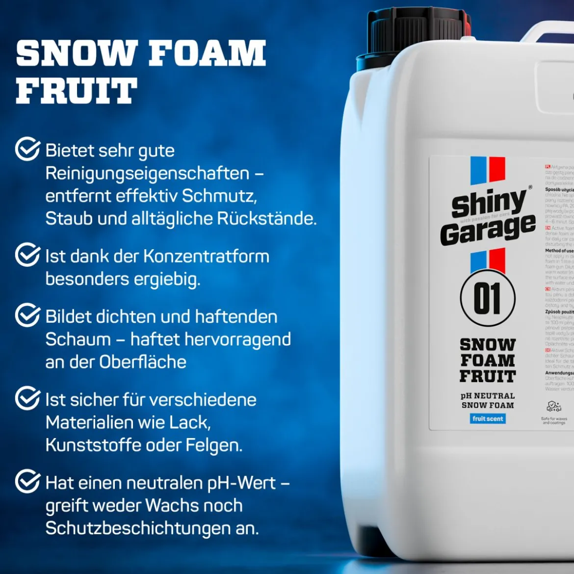 Shiny Garage Fruit Snow Foam Aktivschaum 5L