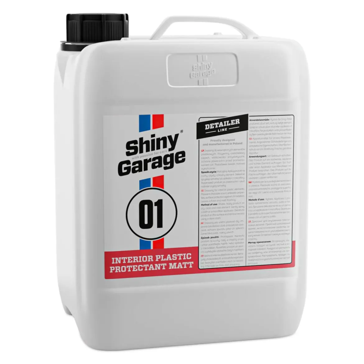 Shiny Garage Interior Plastic Protectant Matt Kunststoffpflege 5L