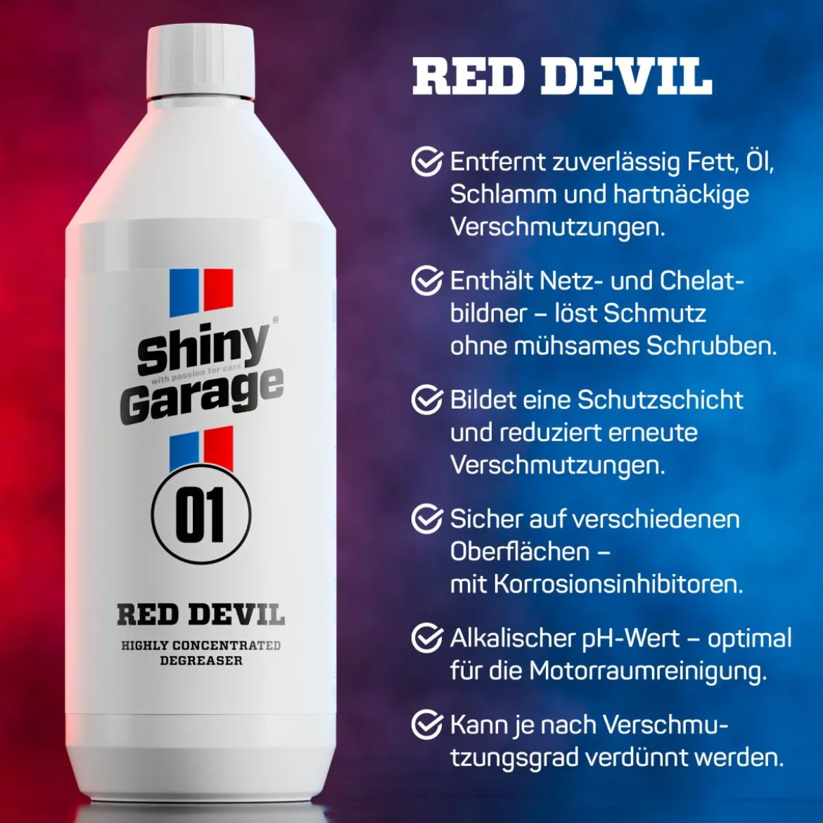Shiny Garage Red Devil entfettender Lackreiniger 1L