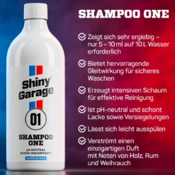 Shiny Garage Shampoo One Autoshampoo 1L