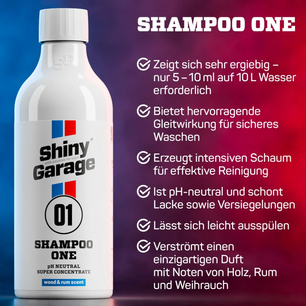 Shiny Garage Shampoo One Autoshampoo 500ml