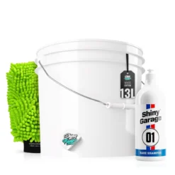 Shiny Garage Wascheimer Set 13L + Zubehör (4-teilig)