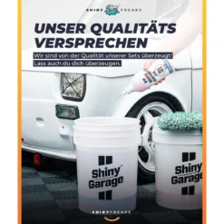 Shiny Garage Wascheimer Set 13L + Zubehör (4-teilig)