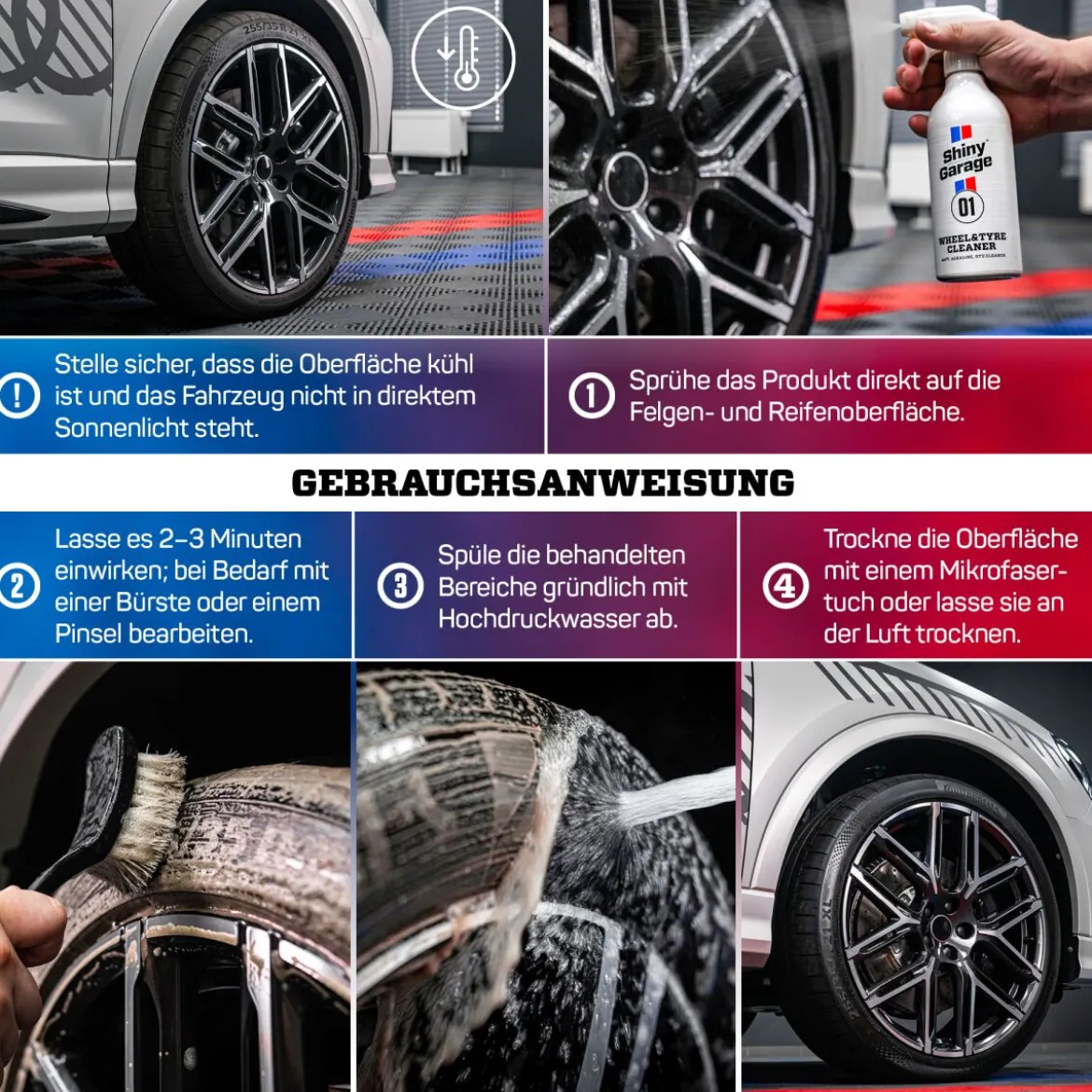 Shiny Garage Wheel & Tire Cleaner 1L
