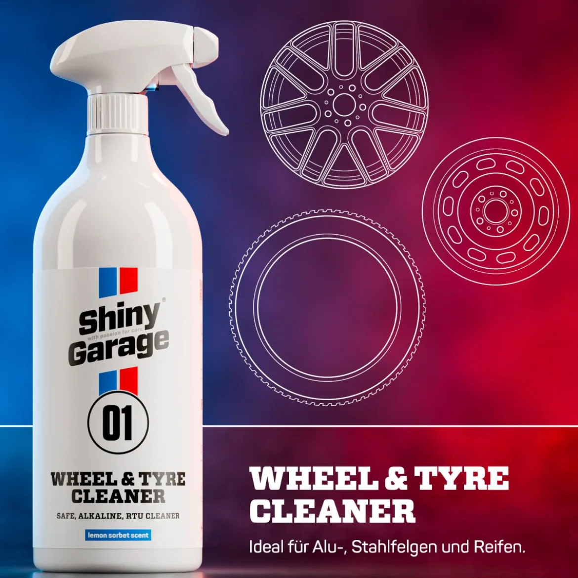 Shiny Garage Wheel & Tire Cleaner 1L