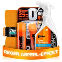 Soft99 Glas Set Glaco Mirror Coat Zero & De Cleaner + Mikrofasertuch (3-teilig)