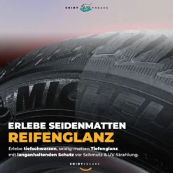 Soft99 Reifenpflege Set DiGloss Black Devil Tire Wax + Mikrofasertuch (5-teilig)