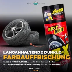 Soft99 Reifenpflege Set 4-X Tire Cleaner + Zubehör (5-teilig)