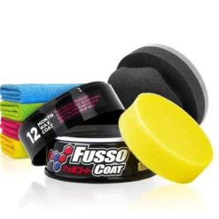Soft99 Wachs Set Fusso Coat Dark + Zubehör (7-teilig)