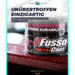 Soft99 Wachs Set Fusso Coat Dark + Zubehör (7-teilig)