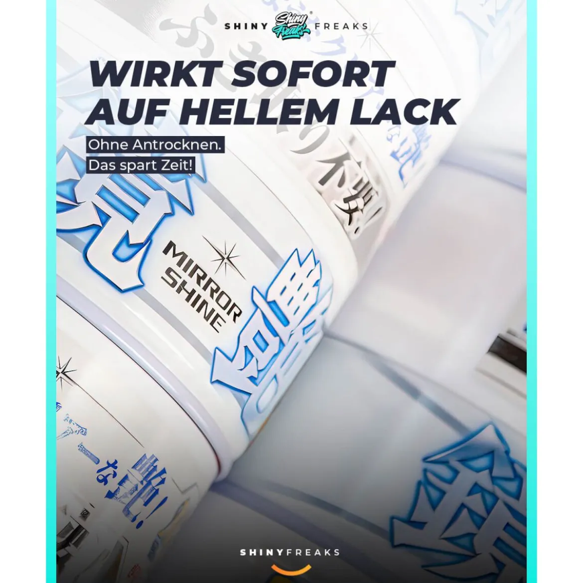 Soft99 Wachs Set Mirror Shine Light + Zubehör (6-teilig)