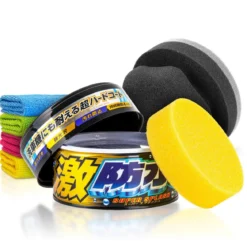 Soft99 Wachs Set Super Splash Dark + Zubehör (7-teilig)