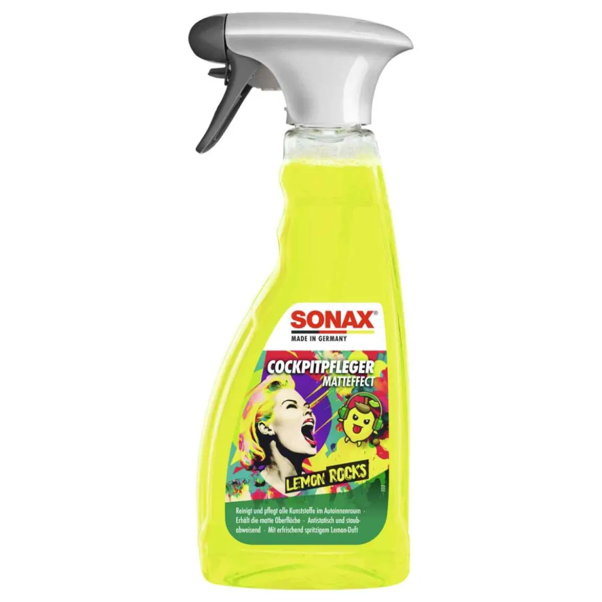 SONAX CockpitPfleger Matteffect Lemon Rocks 500ml