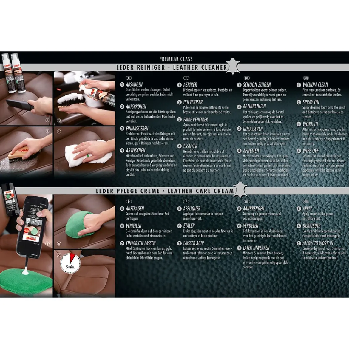 SONAX PREMIUM CLASS LederPflegeSet