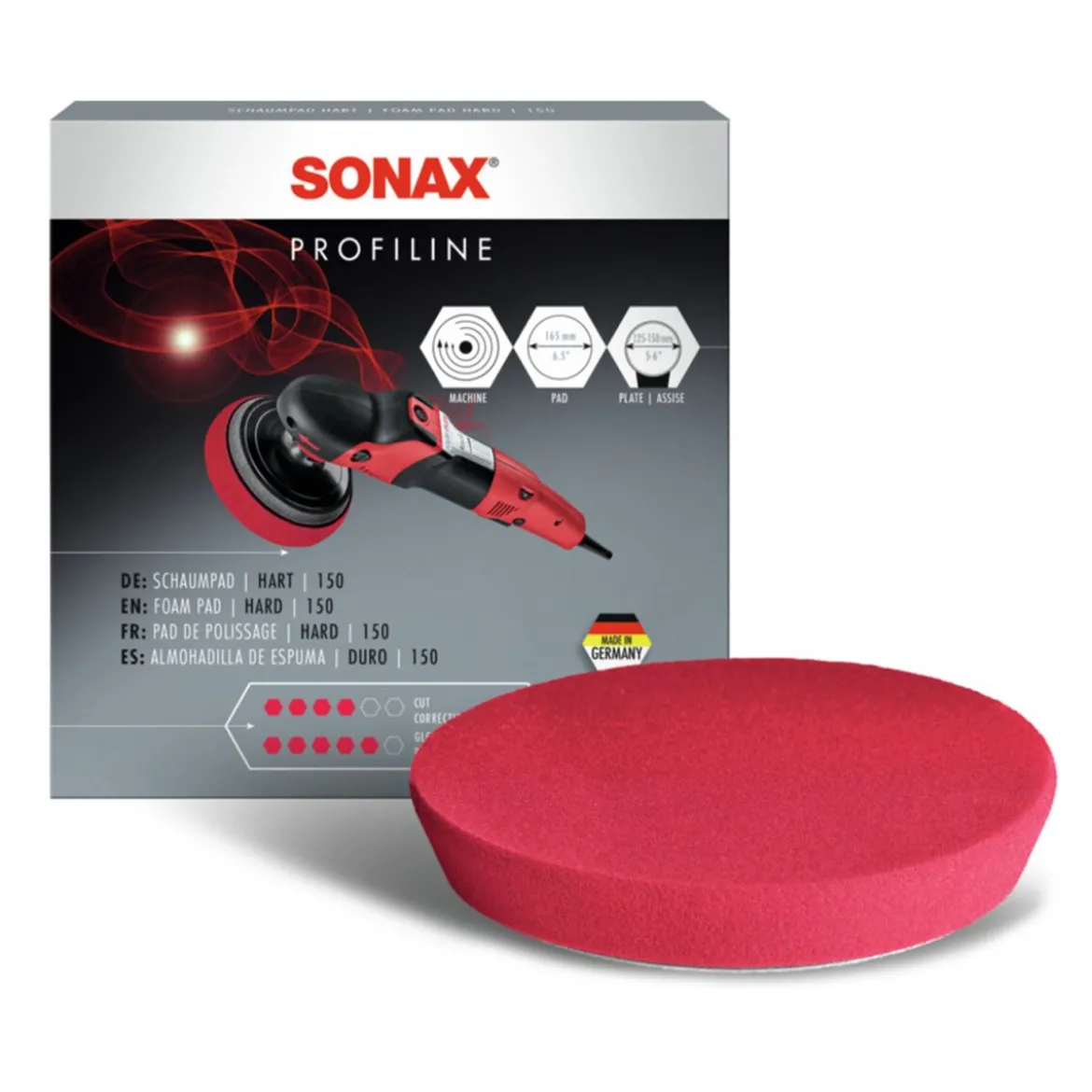 SONAX SchaumPad hart 150mm