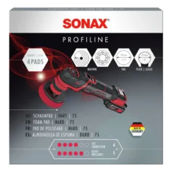 SONAX SchaumPad hart 75mm 4Stk.