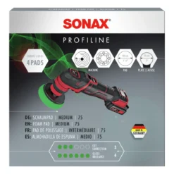 SONAX SchaumPad medium 75mm 4Stk.