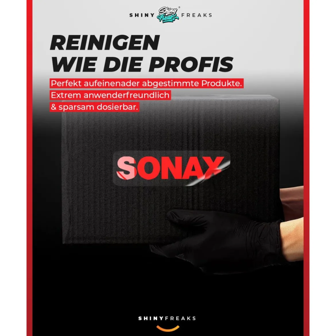 SONAX Wasch Set GlanzShampoo + Zubehör Upgrade (3-teilig)
