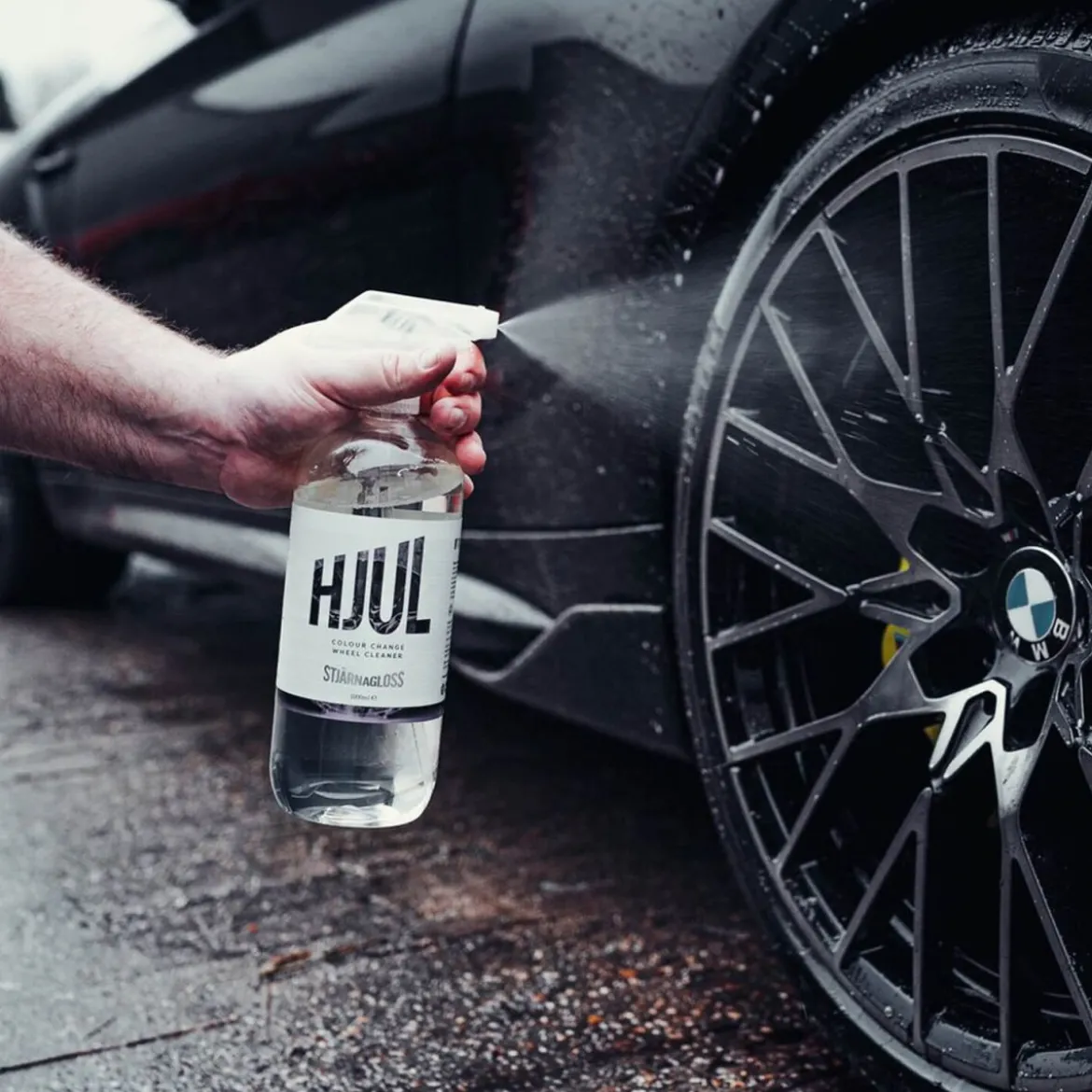 Stjarnagloss Hjul Wheel Cleaner Felgenreiniger mit Indikator 1L