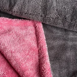 Stjarnagloss Törstig V2 70×70 Mikrofasertuch rosa/grau
