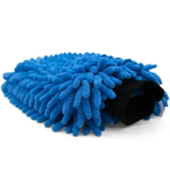 The Collection Chenille Mitt Waschhandschuh petrol