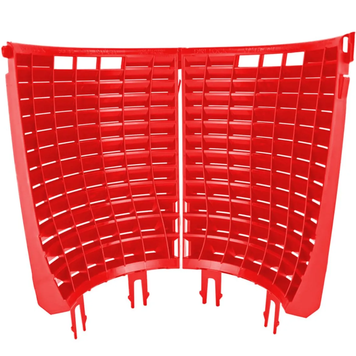 The Detail Guardz Plastic Scrub Wall Aufsatz rot
