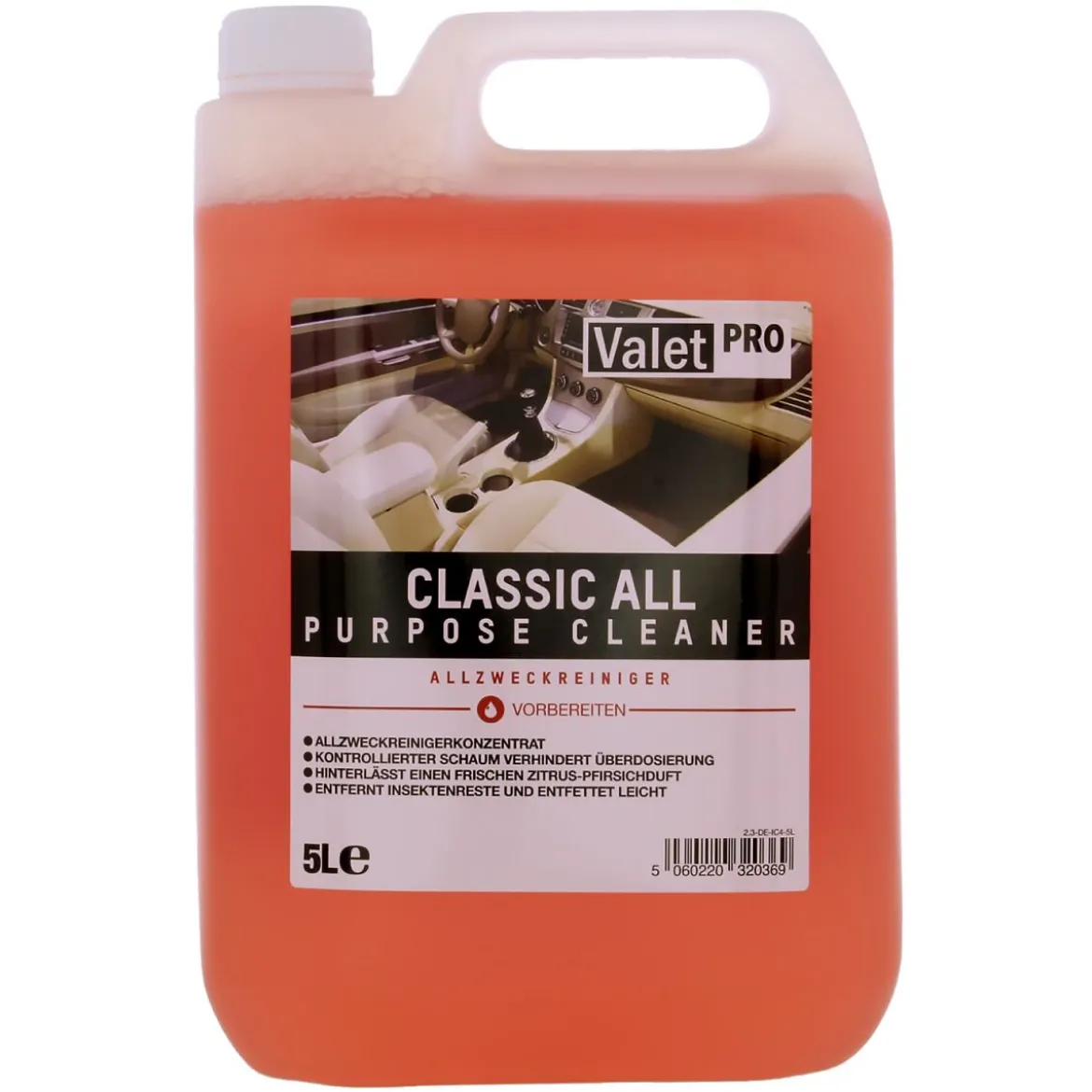 ValetPRO Classic All Purpose Cleaner Universalreiniger 5L