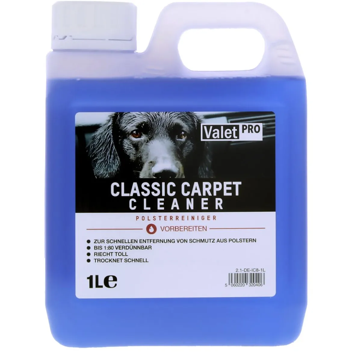 ValetPRO Classic Carpet Cleaner Polsterreiniger 1L