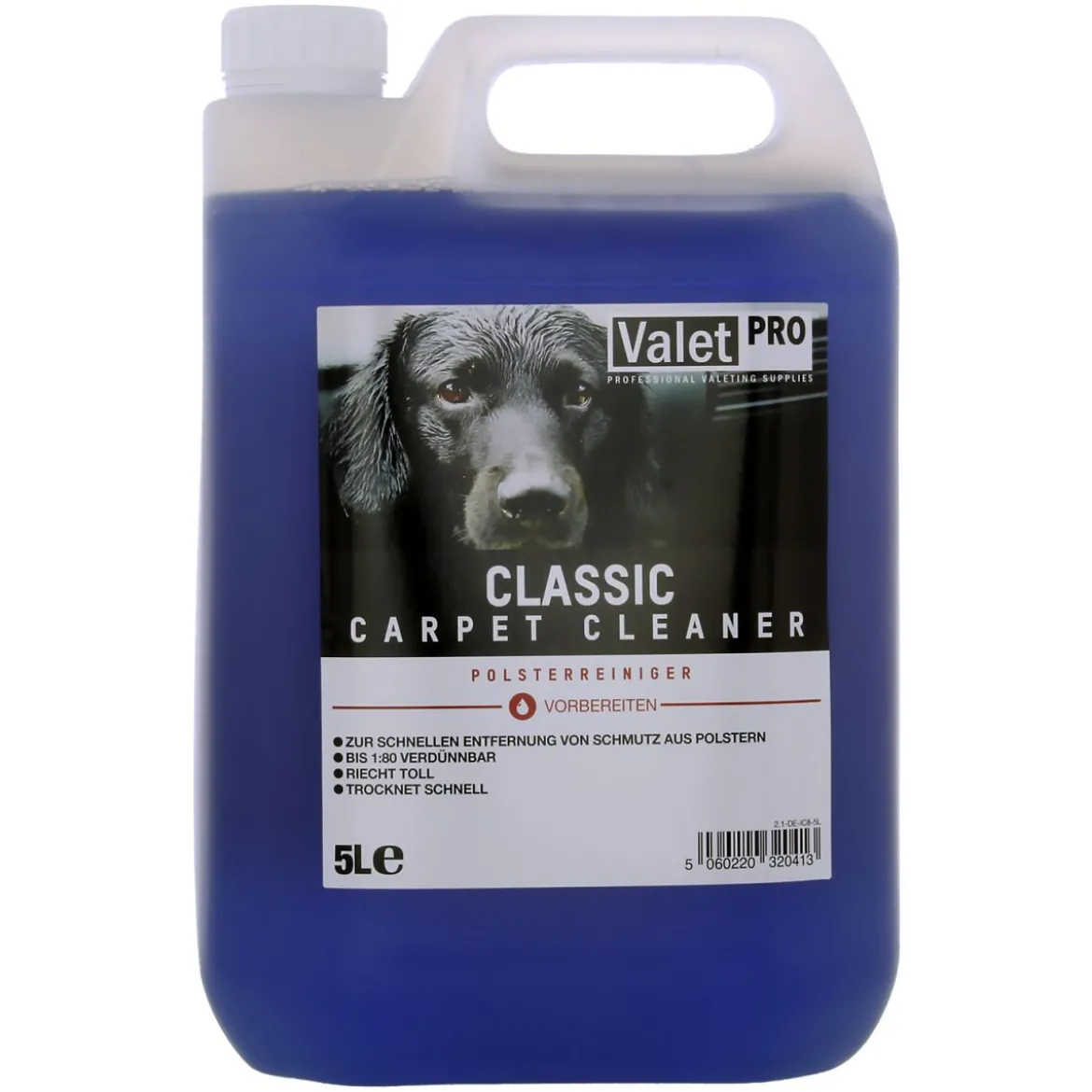 ValetPRO Classic Carpet Cleaner Polsterreiniger 5L